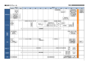 運営事務局｜全体スケジュール